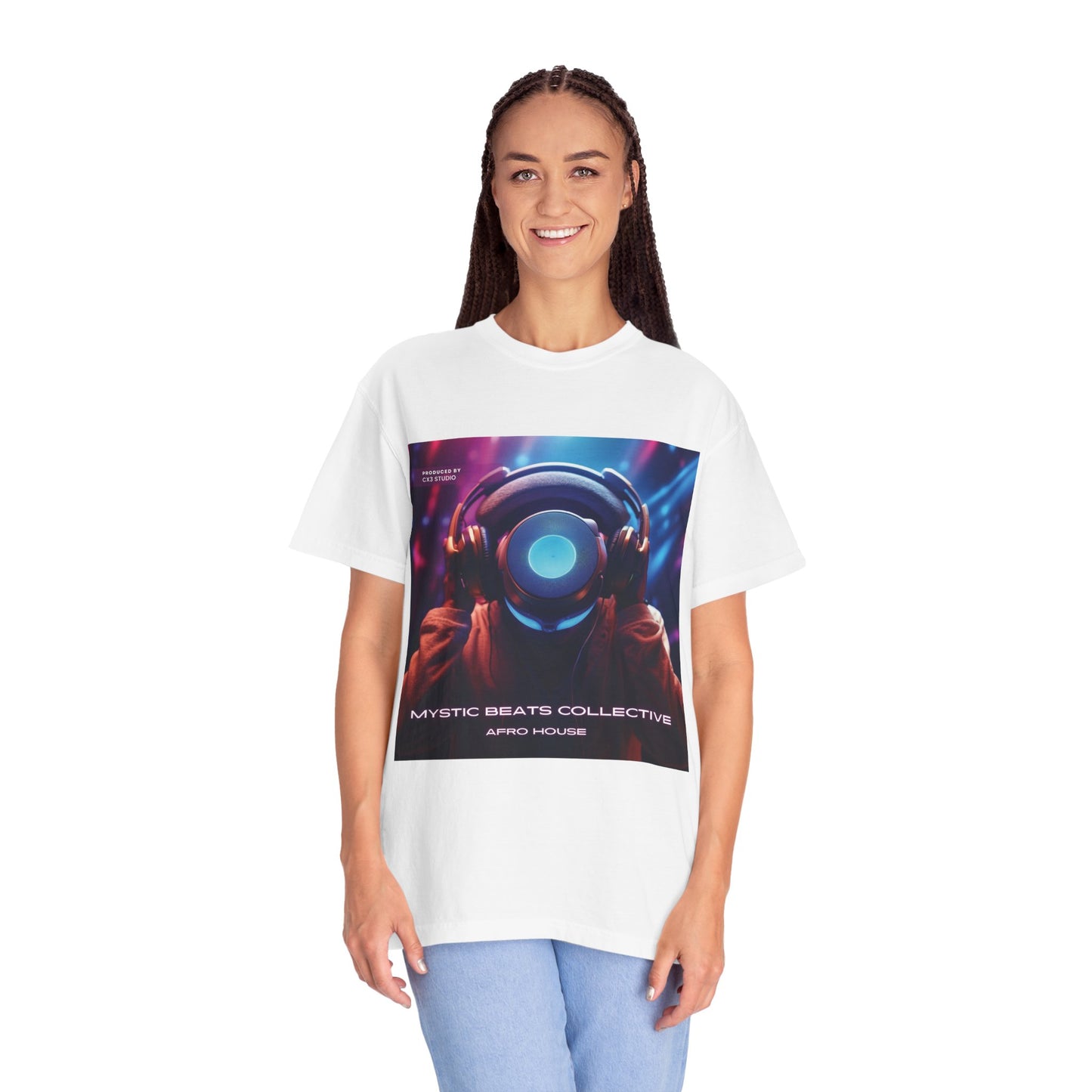 Mystic Beats Collective Unisex T-shirt by Cx3 Studio