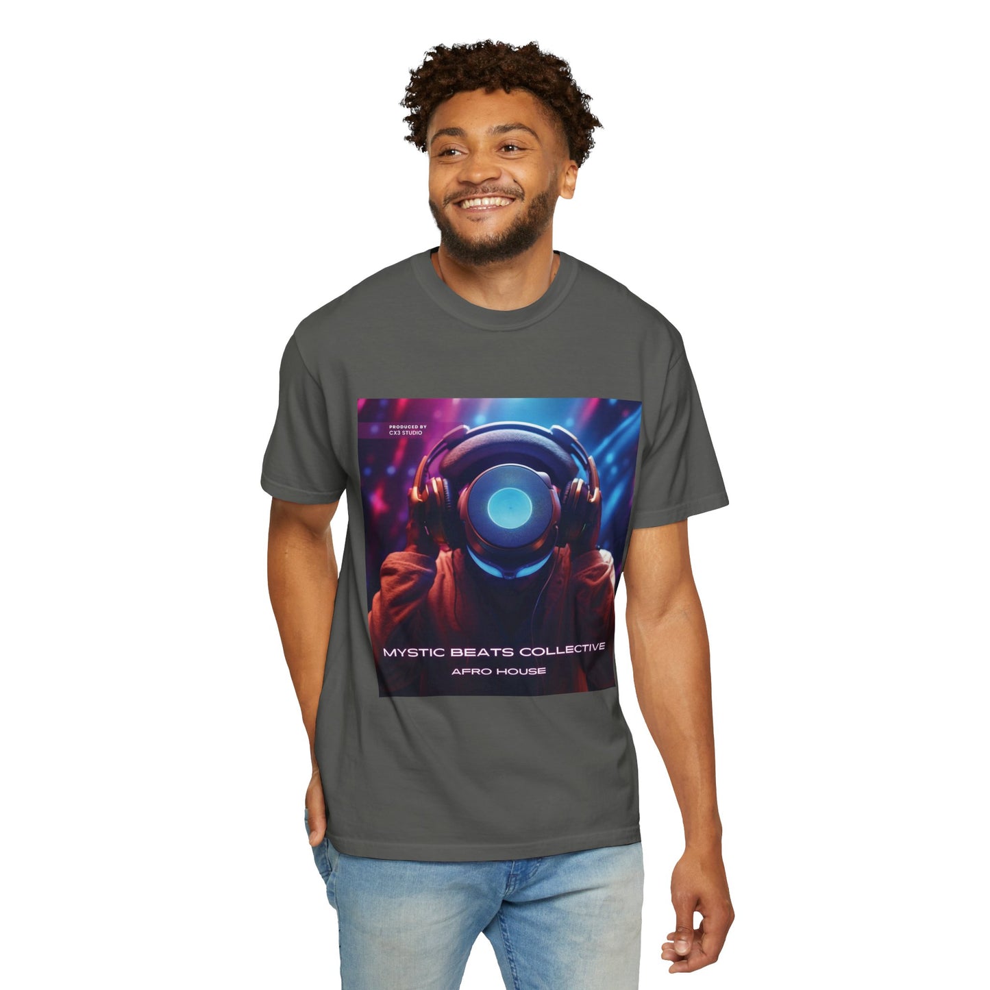 Mystic Beats Collective Unisex T-shirt by Cx3 Studio