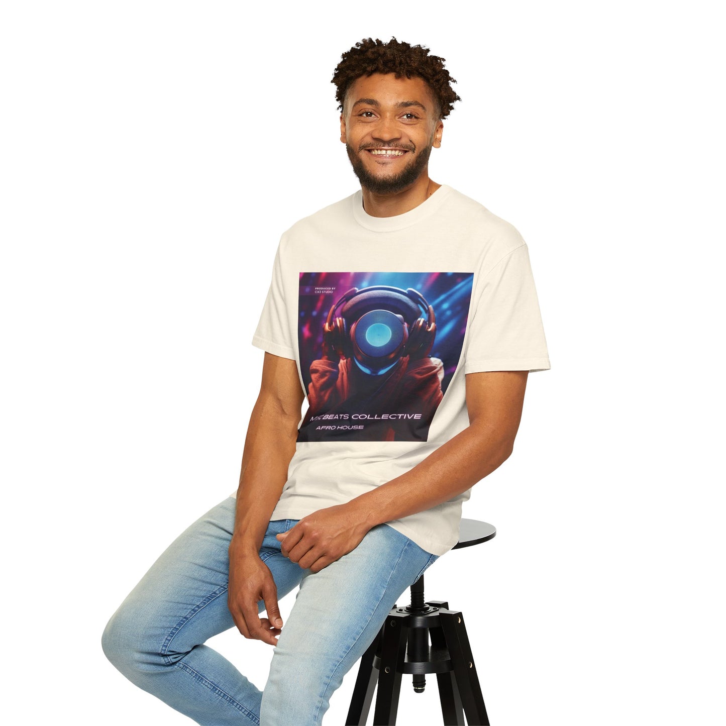 Mystic Beats Collective Unisex T-shirt by Cx3 Studio