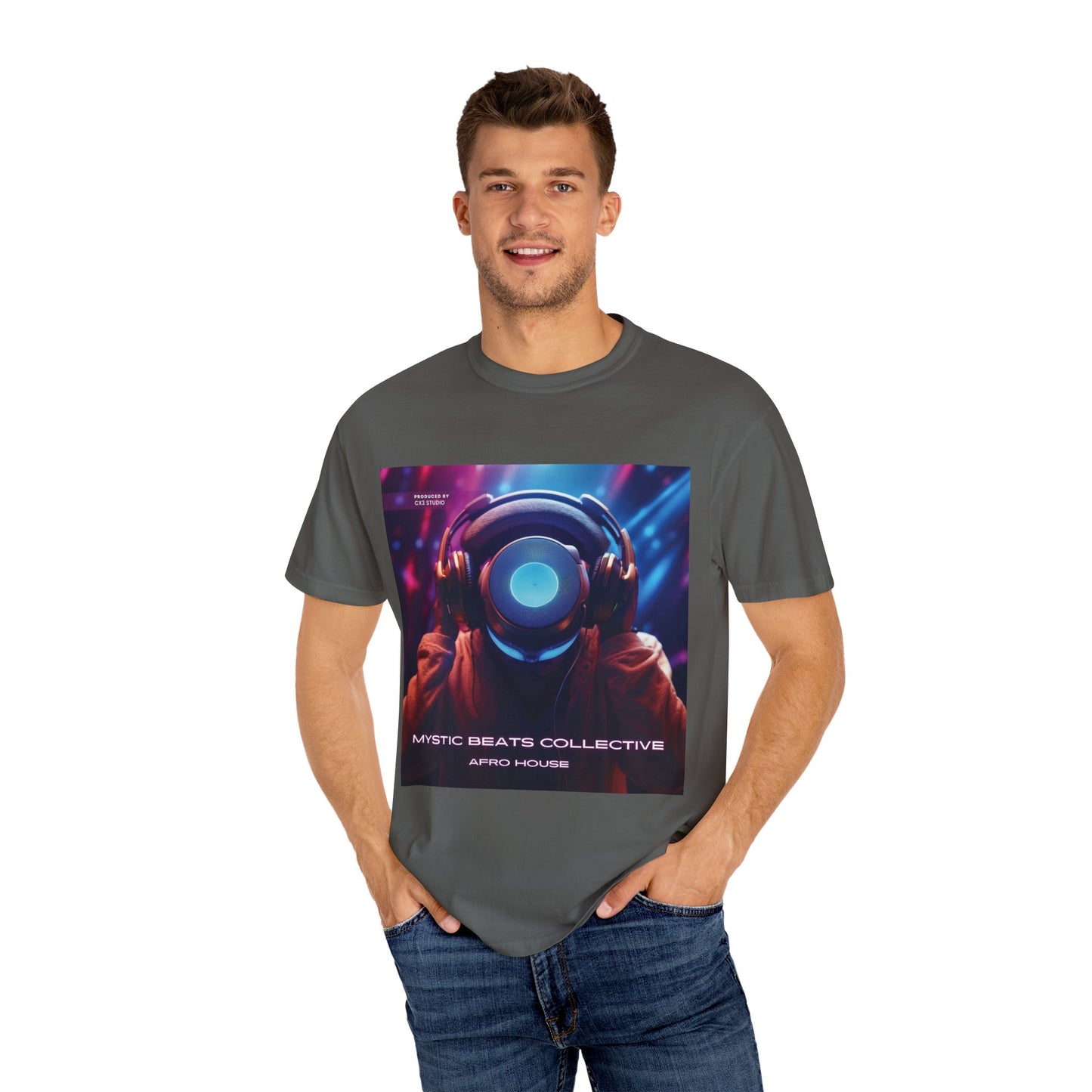 Mystic Beats Collective Unisex T-shirt by Cx3 Studio