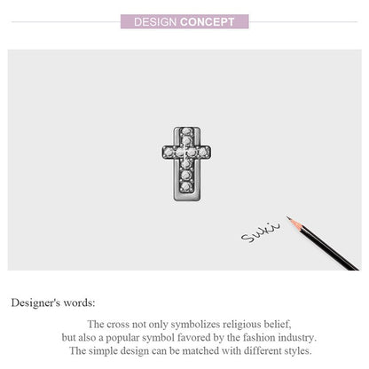 Bible Cross Clip Charm - Charmadise