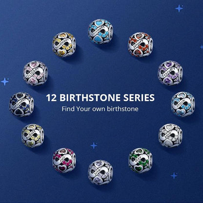 Infinite Love August Birthstone Bead Charm - Charmadise