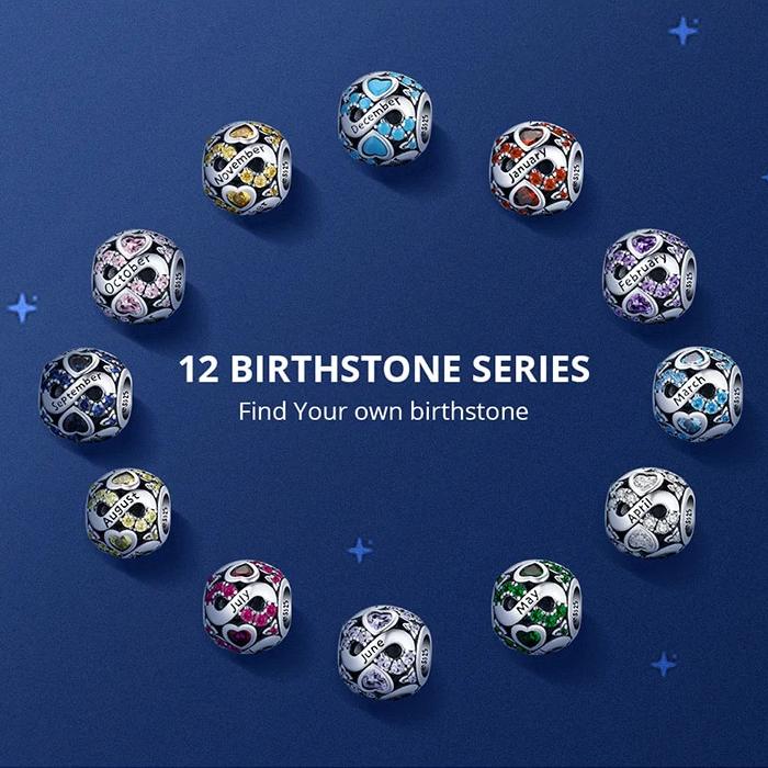 Infinite Love December Birthstone Bead Charm - Charmadise