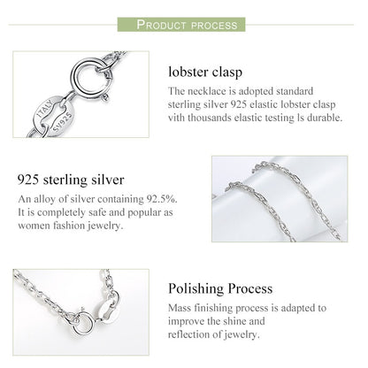 Classic Basic Chain 100% 925 Sterling Silver Lobster Clasp - Charmadise