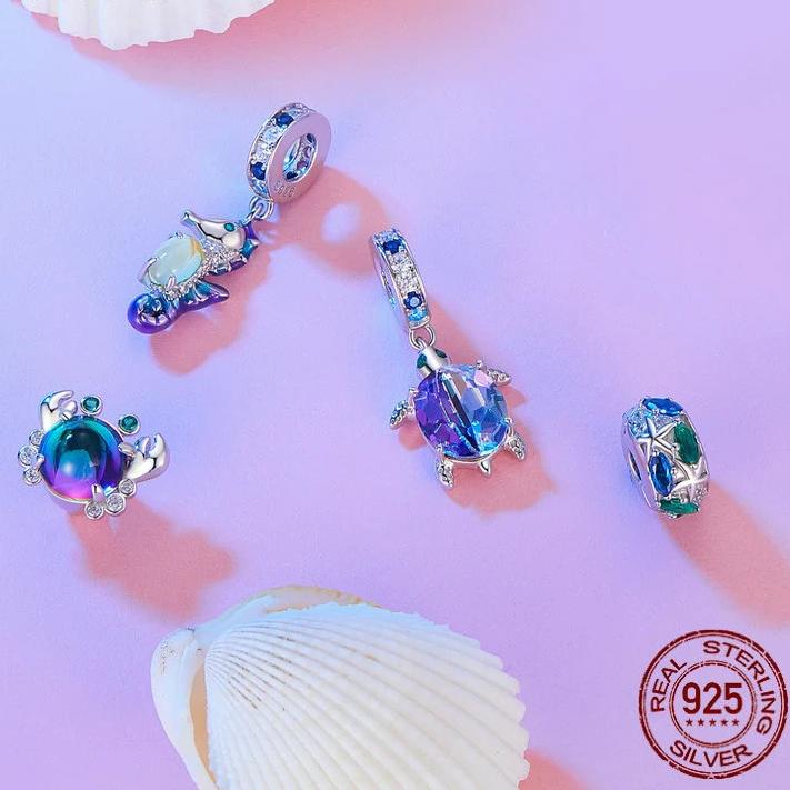 Dreamy Ocean Turtle Beads - Charmadise