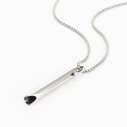 Stainless Steel Anxiety Breathing Necklace