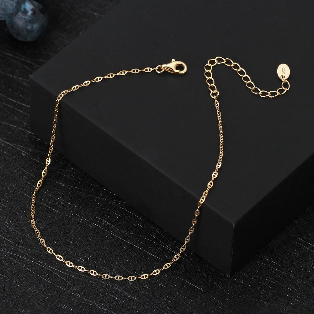 Gold Mariner Chain Anklets