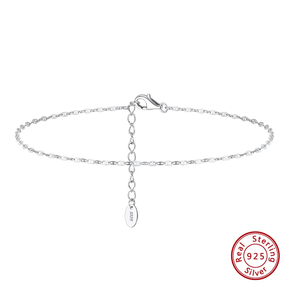 Mariner Chain Anklets Silver