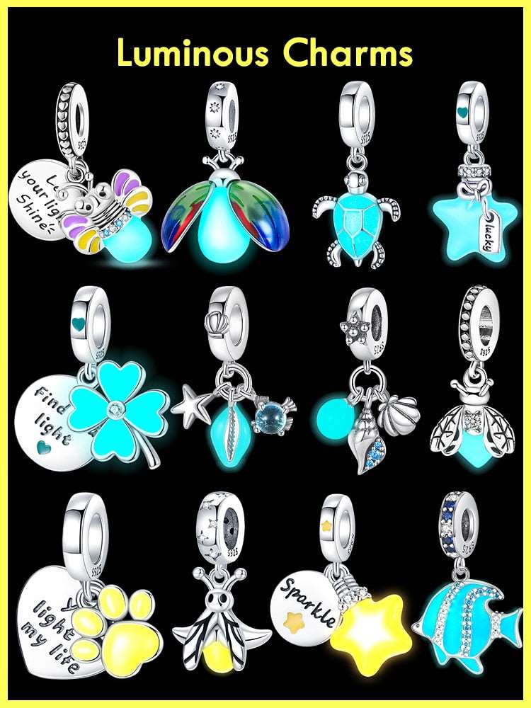 Starfish Luminous Charm Beads (Glows in the dark) - Charmadise