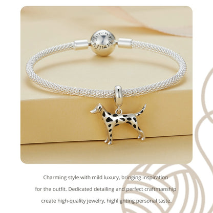 Dalmatian Bead Pet Dog Charm