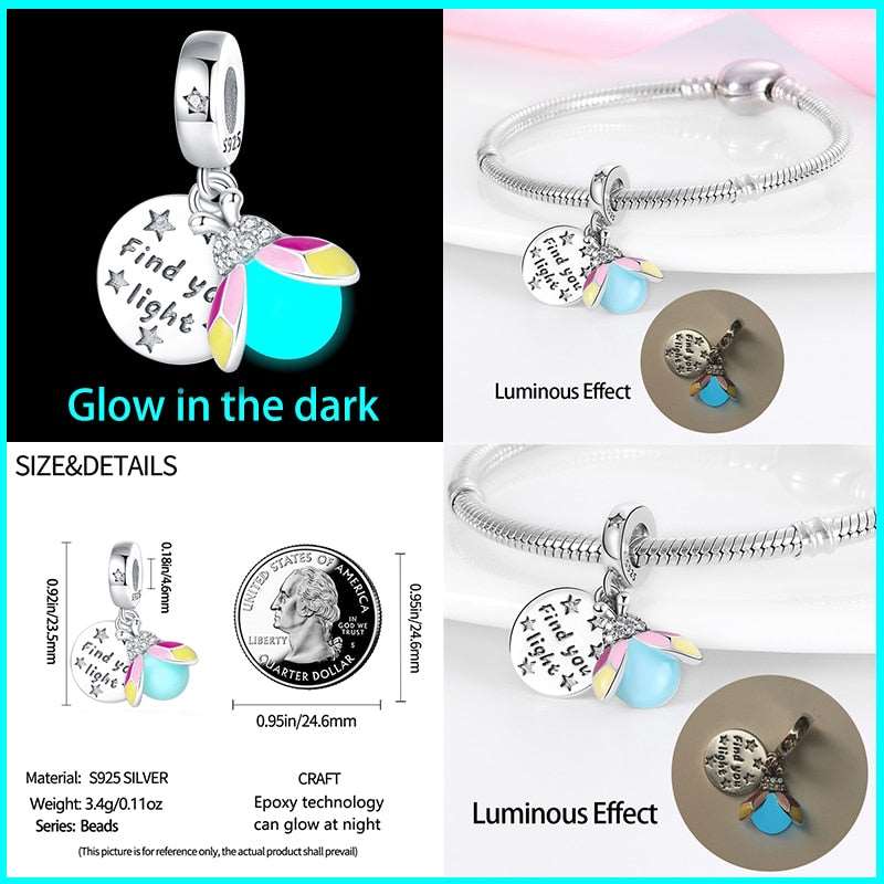 Find Your Light Ladybird Luminous Charm - Charmadise