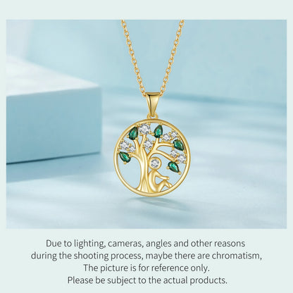 Tree of Life Necklace (14K Gold Plated, Sterling Silver)