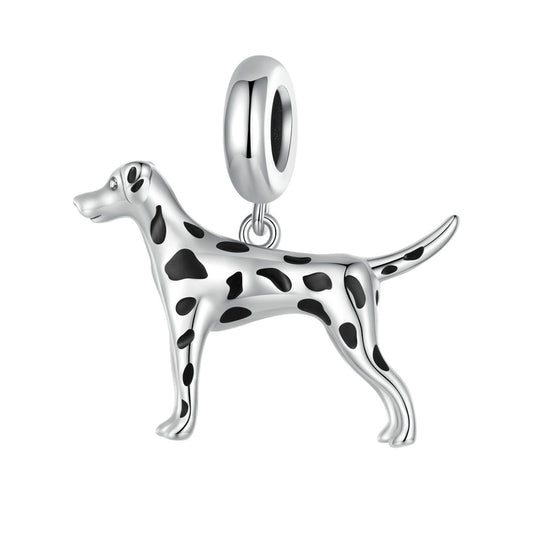 Dalmatian Bead Pet Dog Charm