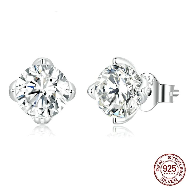 Dazzling Moissanite Stud Earrings (0.5CT | 1.0CT) - Charmadise